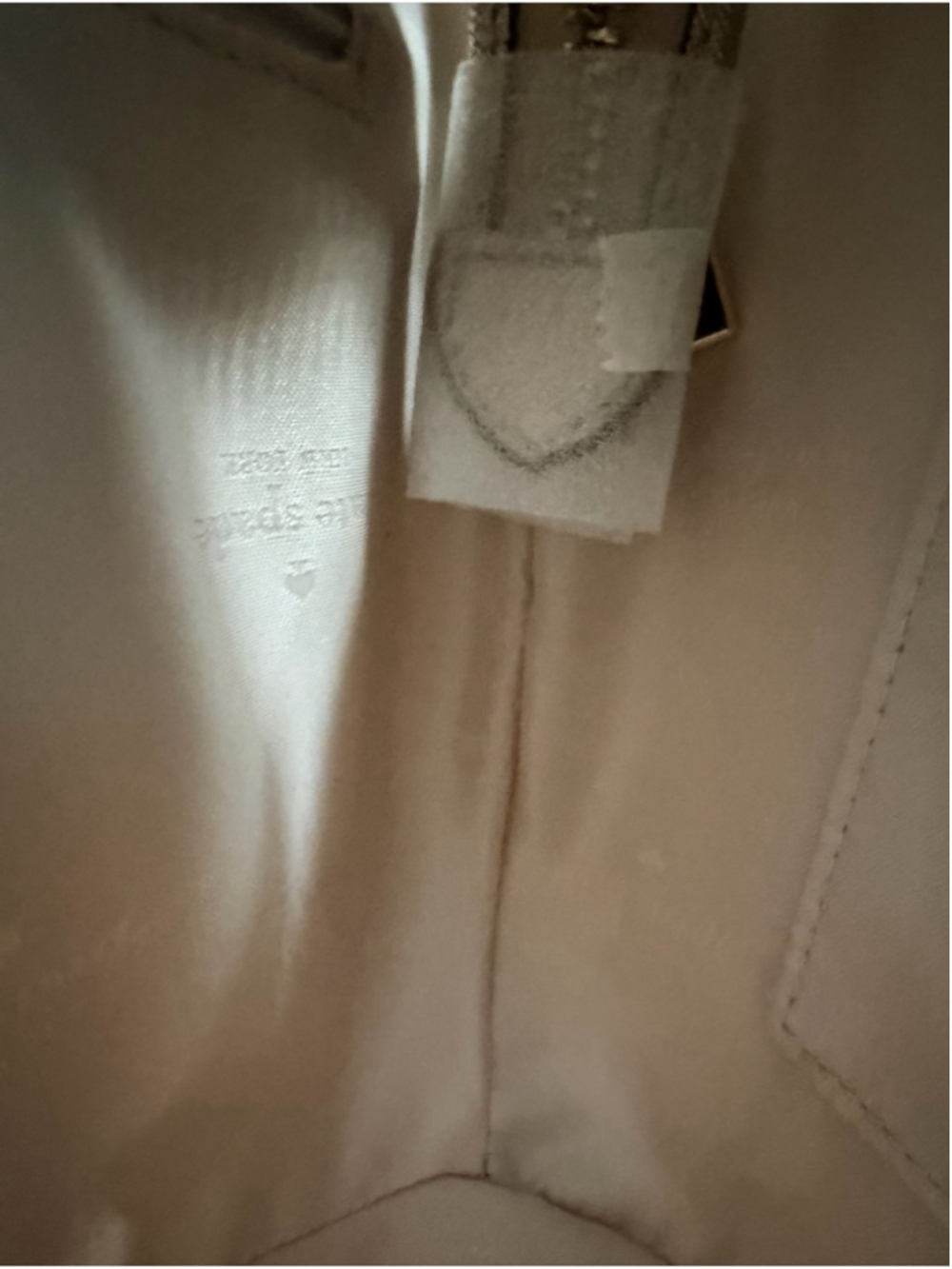 Kate Spade New York Gold Glimmer Satchel Crossbody NWOT - Picture 5 of 9